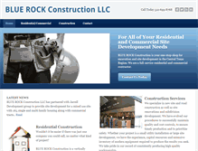 Tablet Screenshot of bluerockconstruction.net